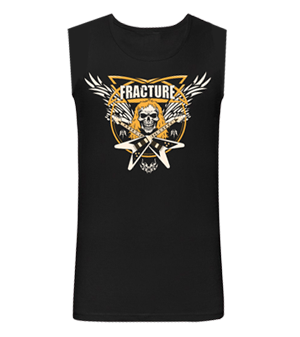 Fracture Logo T-Shirt Unisex Black