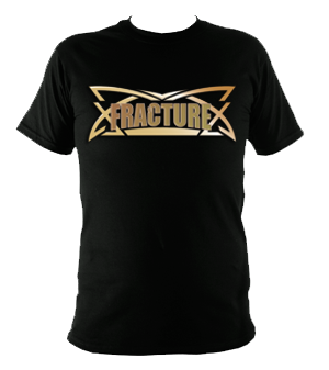 Fracture Logo T-Shirt Unisex Black