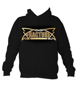 Fracture Logo Hoodie Black